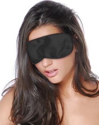 Masca de Ochi cu Elastic, Satinata, Negru foto