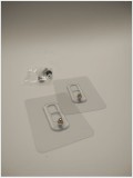 Set suporți din aluminiu pentru baie