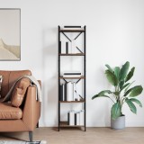 vidaXL Bibliotecă Stejar afumat 40 x 30 x 153 cm Lemn compozit