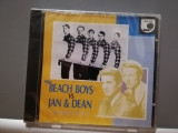 BEACH BOYS vs JAN &amp; DEAN (1987/Teichiku/Japan) - CD ORIGINAL/Sigilat/Nou/RAR, Rock