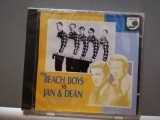 BEACH BOYS vs JAN &amp; DEAN (1987/Teichiku/Japan) - CD ORIGINAL/Sigilat/Nou/RAR, Rock