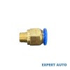 Racord Aer Pneumatic PC 12 M22x1.5 Mufă Rapidă Dreaptă Metalic Diametru Exterior 12mm