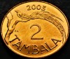 Moneda exotica 2 TAMBALA - Republica MALAWI, anul 2003 * cod 2851 B = UNC, Africa