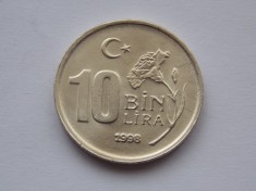 10 BIN LIRA 1998 TURCIA-XF