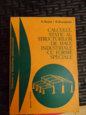 Calcul Ul Static Al Structurilor De Hale Industriale Cu Forme - C. Rusca, D. Georgescu ,548633 foto