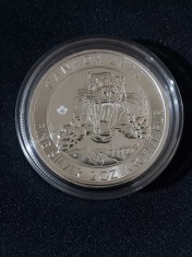 Canada 2023 - 10 USD - Epoca de gheață - Smilodon Pisica Sabertooth - 2 OZ Monedă de argint
