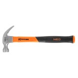 Ciocan de tamplar cu gheara 450g, maner din fibra de sticla bimaterial