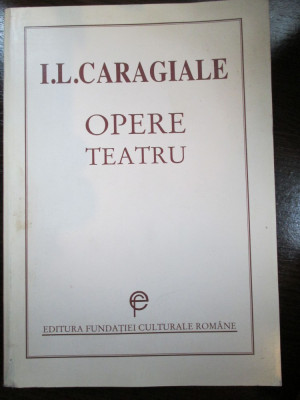 Ion Luca Caragiale Opere. Teatru foto