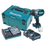 Masina de insurubat cu impact cu 2 acumulatori, Li-Ion, 40 V, 4 Ah, patrat 1 2 inch, 1700 Nm, M12-M36, valiza speciala