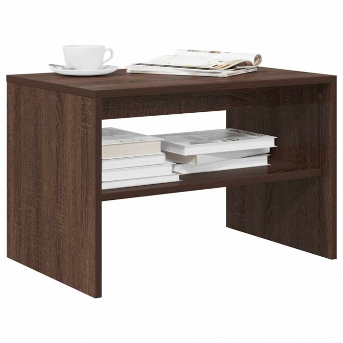 Gossi dulap tv stejar maro 60x40x40 cm lemn prelucrat