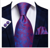 Set cravata + batista + butoni - matase - model 198