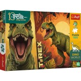 PUZZLE TREFL 100 FAMILIA TREFLIK DINO WORLD T REX