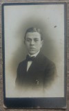 Portret barbat// CDV, atelieri necunoscut, 1913