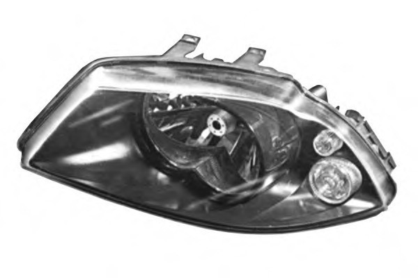 Far Seat Ibiza/Cordoba (6l), 02.2002-05.2006, Manual/electric, tip bec H4, omologare ECE, fara motoras, negru, 6L1941023; 6L1941023A; 6L1941751M; VD0