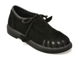 Pantofi GRYXX negri, 213011, din piele intoarsa