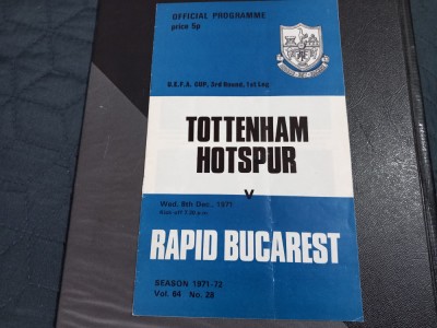 Program Tottenham - Rapid foto