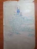 Certificat din anul 1939 - galati - flancat cu timbrul aviatiei