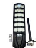 Lampa Solara LED 1000W THO, 6500K, IP68, Telecomanda, Suport, Senzor Miscare, Exterior Gradina, Autonomie 12h