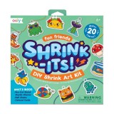 Cumpara ieftin Set DIY Brelocuri Shrink-Its! Ooly Fun Friends, 20 Mini Talismane Termocontractibile, Joc Creativ, +6 ani