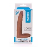 Dildo The Ultra Soft Double, 18 cm, TPE