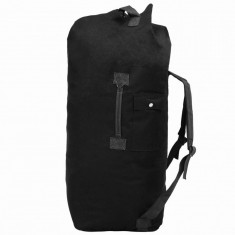 Rucsac în stil militar, 85 L, negru