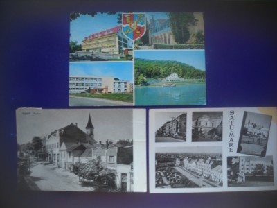 HOPCT LOT 4173 -3 CARTI POSTALE-SATU MARE/TASNAD-JUD SATU MARE-CIRCULATE foto