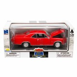 Masina metalica, New Ray, 1966 Pontiac GTO, Rosu, 1:25