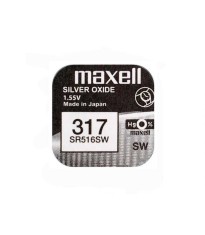 Baterie ceas Maxell SR516SW V317 SR62 1.55V oxid de argint 1buc foto