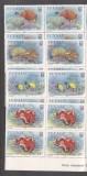 Tuvalu 1988 Marine life x 4 MNH DC.115, Nestampilat