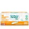 Tampoane din bumbac bio hipoalergenic, compostabil, cu aplicator (14 buc) - 3 picaturi - VIVICOT BIO