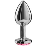 Secretplay Toys-Plug Anal Aluminiu Fuchsia 7 Cm-Metal, Waterproof