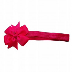 Pink Bow Band roz Bow Band Baby Girl Baby Fuchsia