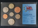 Seria completata monede - Marea Britanie 2008, 7 monede, Europa