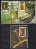 Guyana 1987 - Jocurile Olimpice - Seul, 4 Colite + MC, 4 Poze, MNH