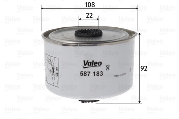 VALEO 587183 filtru combustibil