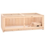 Cumpara ieftin Cusca pentru hamsteri, 104x52x54 cm, lemn masiv de brad