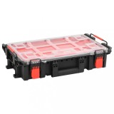 vidaXL Carcasă de transport portabilă, negru, 55,5x34,5x13,5 cm, PP