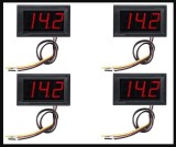 Cumpara ieftin Set 4 buc Voltmetru DC 12V digital panou solar auto redresor max 30 V