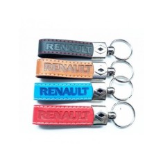 Breloc cheie din piele Eco Renault Negru