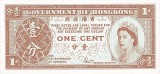 !!! HONG KONG - 1 CENT (1981-1986)- P 325 c - UNC / SIGN Bremridge