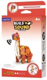 Puzzle 3D 50 piese - Build &rsquo;n&rsquo; Sound - Brachiosaurus | MierEdu