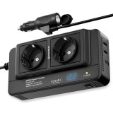 Invertor electric 220V, 200W pentru masina Asteroid GSM PowerDriveX IA2, negru