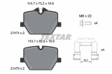 TEXTAR 2147401 Q+ set placute frana,frana disc