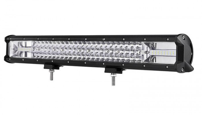 Led Bar Auto 324W, Leduri Pe 3 Randuri, 12V-24V, 22680 Lumeni, 23,5&amp;quot;/59,7 Cm, Combo Beam 12/60 Grade 787373