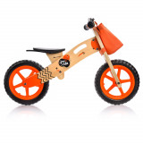 Bicicleta fara pedale din lemn Joy Ride Balance Orange, Meteor