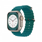 Cumpara ieftin Curea pentru Apple Watch 1/2/3/4/5/6/7/8/SE/SE 2 (38/40/41mm) Techsuit Watchband (W038) Office Green