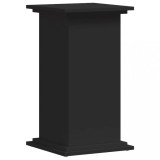 Cumpara ieftin Suport de plante, negru, 33x33x60 cm, lemn prelucrat
