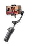 Cumpara ieftin Stabilizator Telefon iSEN CM8 AI Version, Gimbal 3 Axe, Negru, Modul AI Tracking, Lumina Fill Light, Bluetooth, 2600mAh, Tripod, Telecomanda