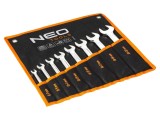 Set Chei Fixe Dublă 8buc. Oţel Crom-Vanadium - NEO TOOLS