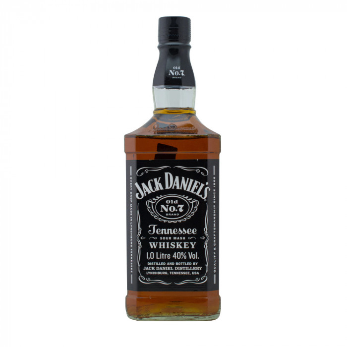 Whisky Jack Daniel&#039;s, 1L, Alcool 40%, Sticla Whisky Jack Daniel&rsquo;s, Jack Daniel&rsquo;s Bourbon, Sticla de Jack Daniel&rsquo;s, Sticla de Whisky, Sticla de Bourbon